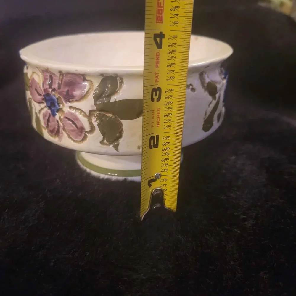 Vintage, Hand-Painted Ceramic Planter By Napcoware, Imported From Japan